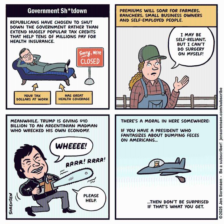 Cartoon: Government sh
