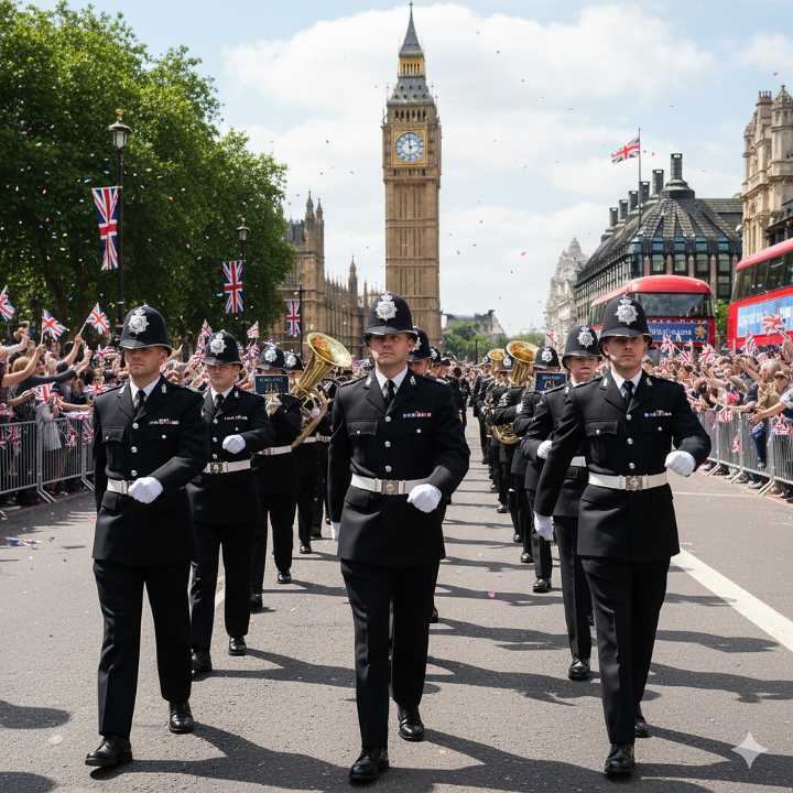 Met Police hold victory parade after capturing Kebatu