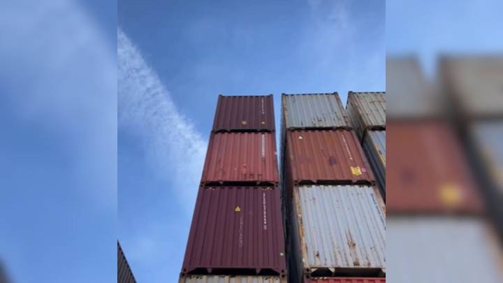 Texas Coast Guard Hears Strange Noise In Container And Finds A Frightened Soul Waiting In The Dark