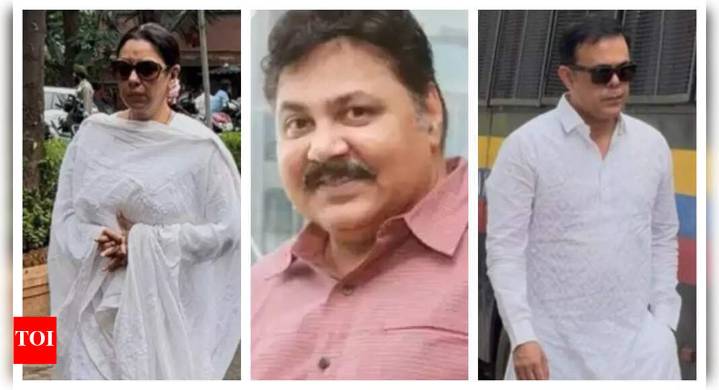 Satish Shah's demise: Rupali Ganguly gets emotional; Sumeet Raghavan, Deven Bhojani and others arrive at the last rites