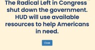 The blame game is on at federal agencies, where political messages fault Democrats for the shutdown