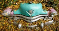 A vintage car graveyard in western Germany, in photos |