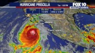 Rain on the way, Hurricane Priscilla approaches