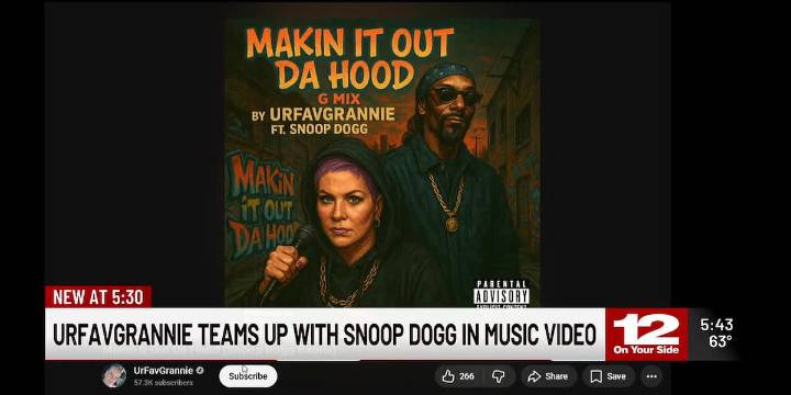 Urfavgrannie teams up with Snoop Dogg in music video