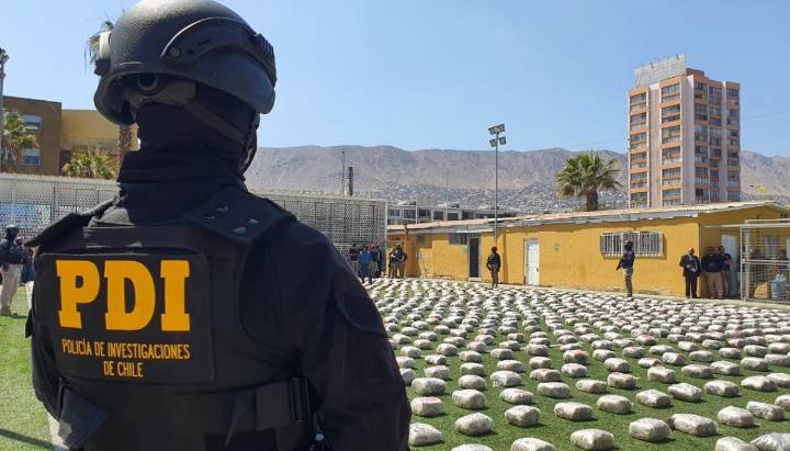 Incautan 1,3 toneladas de drogas en operativos policiales contra el crimen organizado y el narcotráfico transnacional en Antofagasta