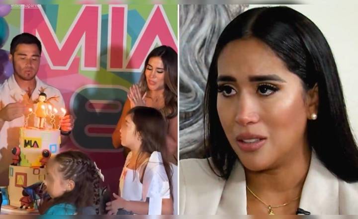 Melissa Paredes se lamenta tras cometer inesperado error en cumpleaños de su hija con Rodrigo Cuba: “Ay diosito”