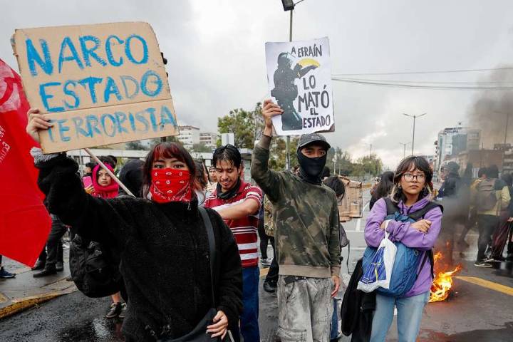 Ecuador extiende estado de excepción por violencia en cinco zonas