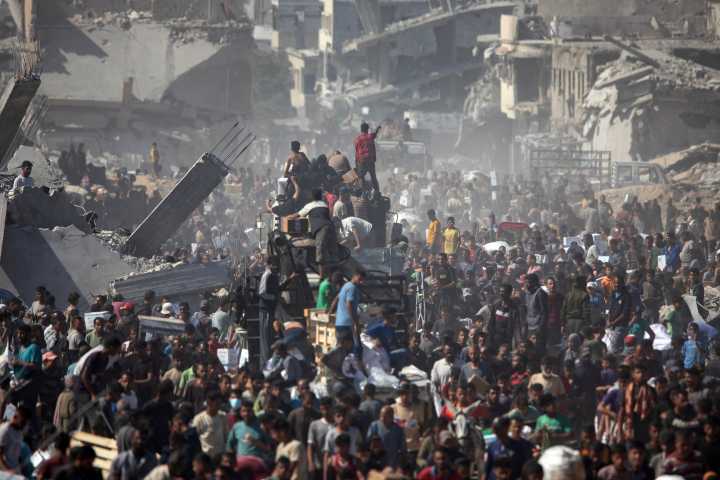 La policía de Hamás y milicias locales se enfrentan con tiroteos en la ciudad de Gaza