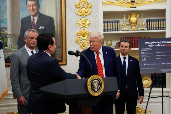 Banquets and billions: How AstraZeneca sealed a US medicine deal with Trump