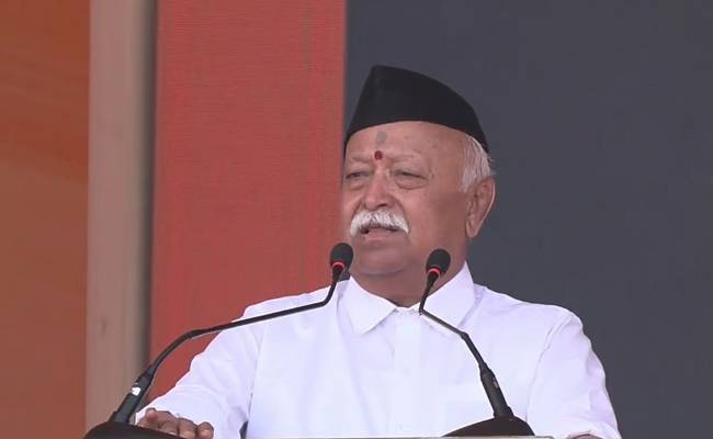 Bhagwat urges self-reliance amid US tariff war, warns against "de...
