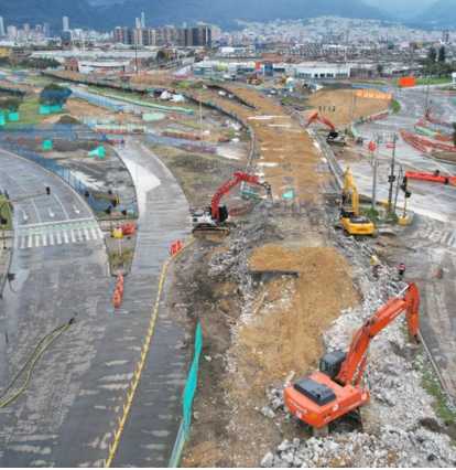 Los escombros de la demolición de los puentes de la calle 13 en Bogotá serán reciclados y reutilizados en la misma obra