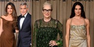 George Clooney & Wife Amal Host Star-Studded Gala in London for Their Foundation’s Albie Awards | Amal Alamuddin Clooney, amal clooney, Brandi Carlile, Catherine Carlile, Dominic West, Donatella Versa