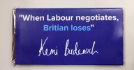 Tories' humiliating error as Kemi Badenoch can't even spell Britain properly