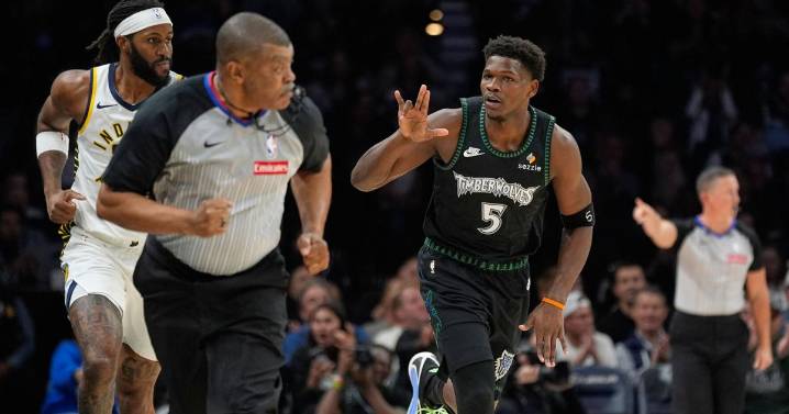 Timberwolves will be without Anthony Edwards for at least a week due to a hamstring strain