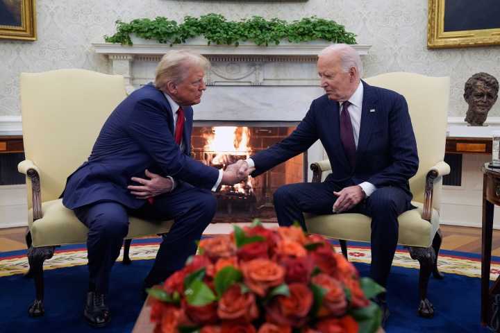 Joe Biden felicitó a Donald Trump por lograr el acuerdo de alto el fuego en Gaza