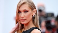 Bella Hadid debuts her blondest hair yet in red lingerie at the Victoria’s Secret Fashion Show