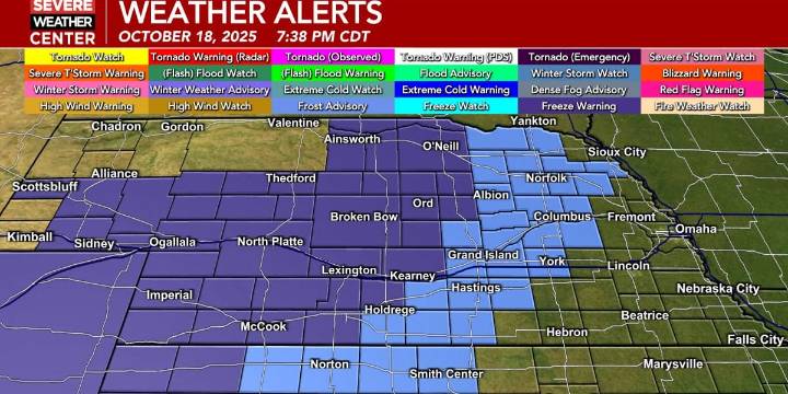 First Frost/Freeze possible tomorrow morning; Cool and breezy into next week