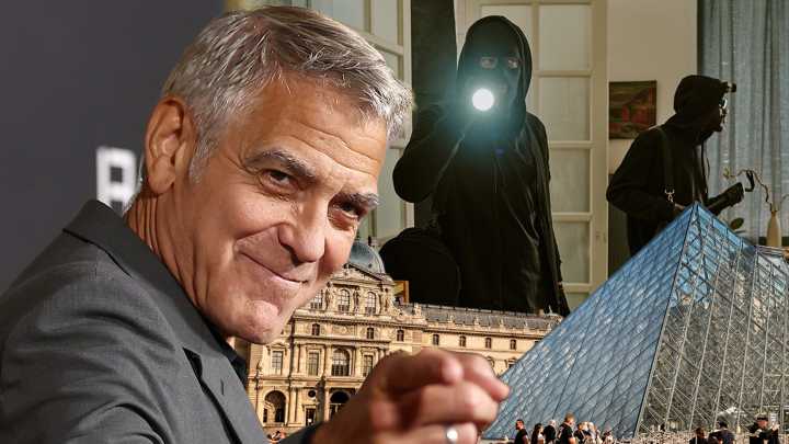 George Clooney Jokes He's 'Proud' of Thieves Who Robbed Louvre