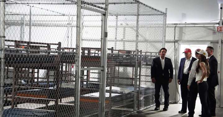 Trump awards Florida $608 million for "Alligator Alcatraz" amid environmental lawsuit battle