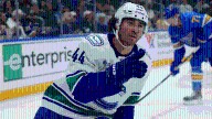 Sherwood scores hat trick for Canucks in shootout win against Blues