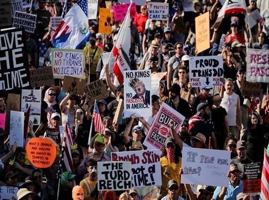 'No Kings' Protest: Millions show up against Trump's policies across US Photo Source: ANI [ FULL VIEW ]