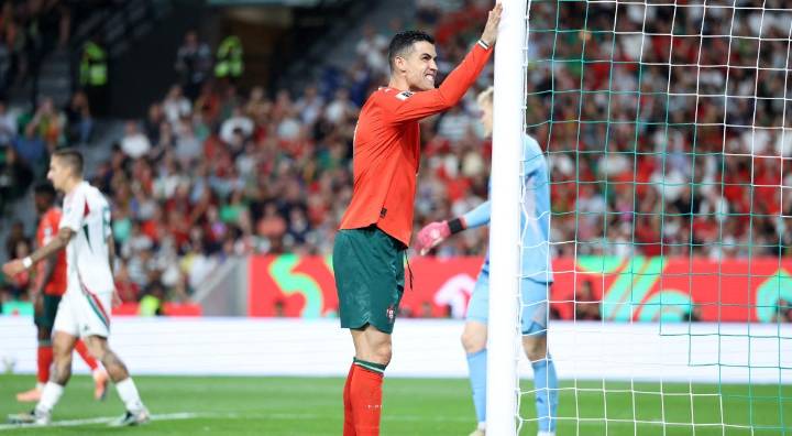 Con doblete de Cristiano Ronaldo, Portugal empató 2-2 ante Hungría por las Eliminatorias 2026