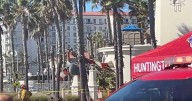 Five hospitalized after Huntington Beach helicopter crash