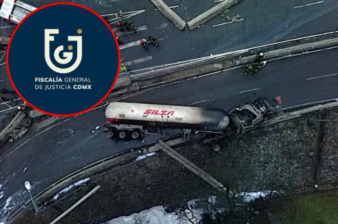 Fiscalía de CDMX confirma que exceso de velocidad causó explosión de pipa en Iztapalapa