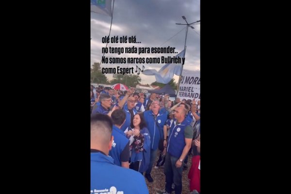 El picante canto en la previa del acto de Fuerza Patria en Moreno: "No somos narcos como Bullrich y como Espert"