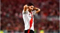Preocupación en River: Montiel sufrió una molestia en la rodilla y encendió las alarmas