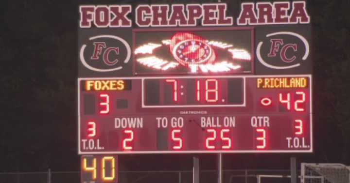 Fox Chapel Area School District proposes new competitive balance plan for high school football