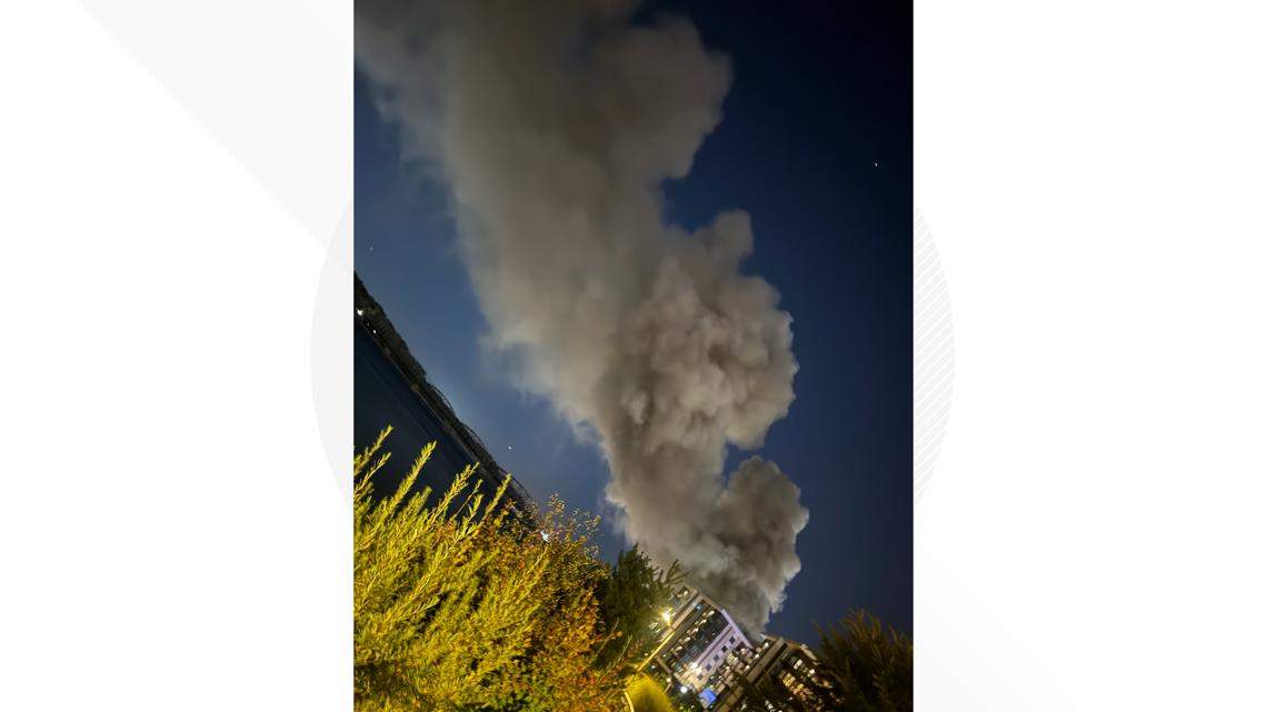 Fire at metal shredding facility in Port of Vancouver