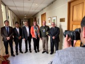 Senadora Vodanovic agradeció a la Comisión de Gobierno la aprobación del proyecto de Seguros para Bomberos