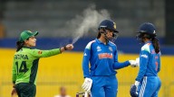 Insects stop play! Bizarre scenes as India vs Pakistan Women’s World Cup match paused for pest