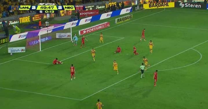 ¡GOLAZO y Hat-Trick para Brunetta! Tigres recupera la ventaja vs Necaxa en PARTIDAZO (VIDEO)