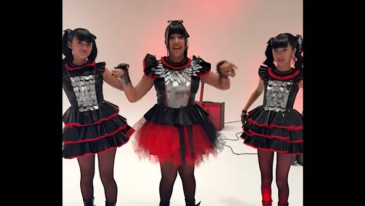 Kim Kardashian and Kanye West's Daughter North West Dressed Up as BABYMETAL for Halloween
