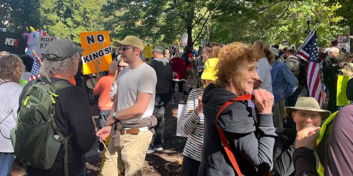 Thousands gather for ‘No Kings’ protest in Richmond