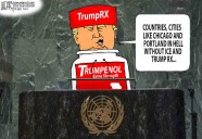 Trump on Tylenol, UN, ICE: Darcy cartoon