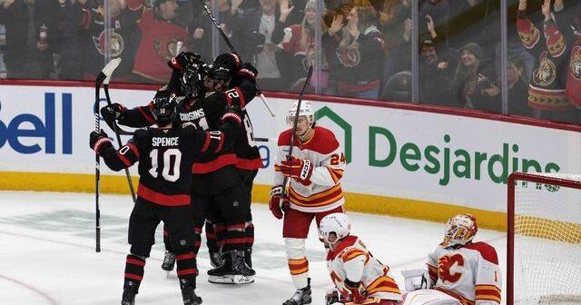 Sanderson makes up for mishap with tying goal in Senators' 4