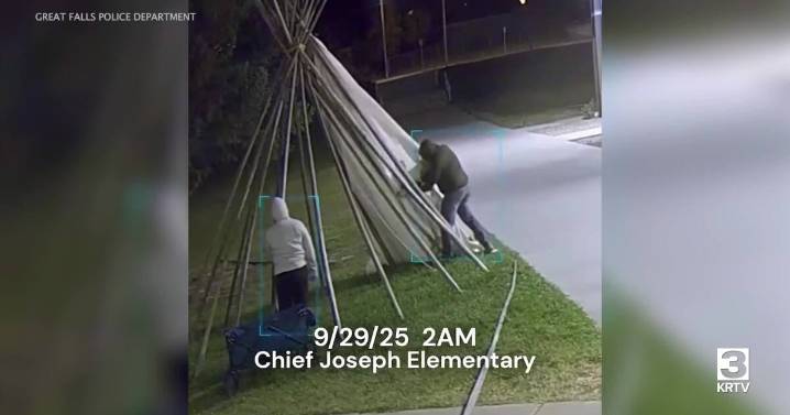 School tipis canvas theft impacts Indigenous education