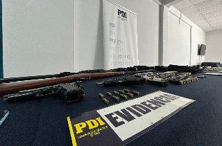 Incautan armas, municiones y detienen a prófugo en San Fernando