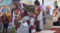 Meet the Minotauros: Magic City Discovery Center hosts Minot hockey squad for meet
