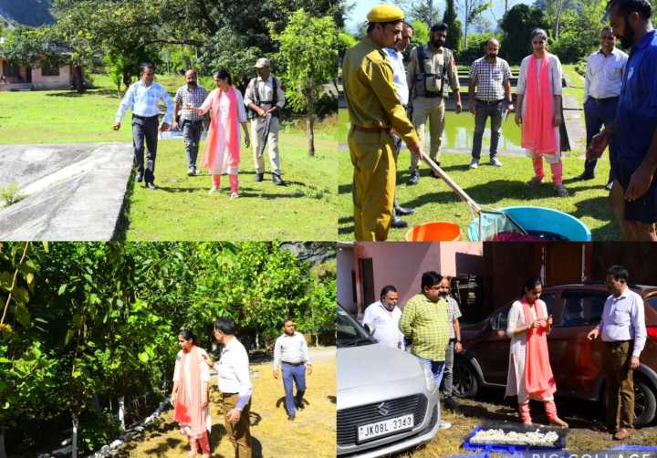 DC Reasi inspects fisheries & sericulture units