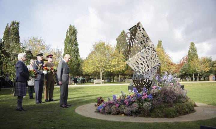 King Charles III unveils memorial to British LGBTQ servicemembers