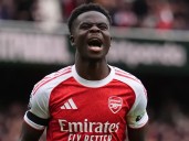 100 not out: Saka joins exclusive Premier League club