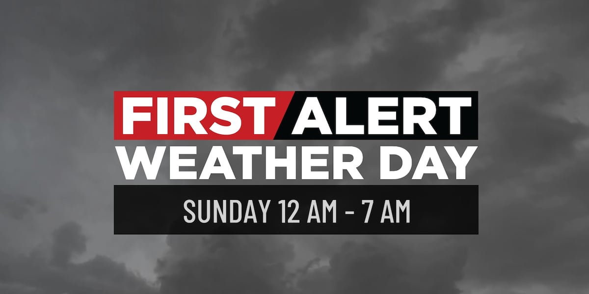 First Alert Weather: First Alert Weather Day begins at midnight for a low