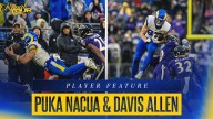 Feature: Puka Nacua and Davis Allen's performances at Baltimore in 2023 produced highlight