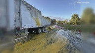 Applesauce spill causes sticky mess on I