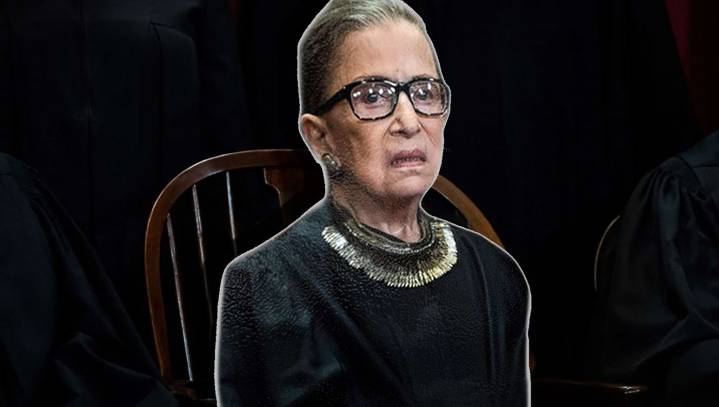 Ruth Bader Ginsburg Quietly Replaced With Cardboard Cutout