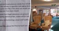 OAPs at retirement block who vape and take drugs told 'action will taken'